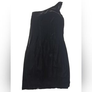 Diane Von Futstenberg Velvet Off The Shoulder Dark Academia 90’s Mini Dress